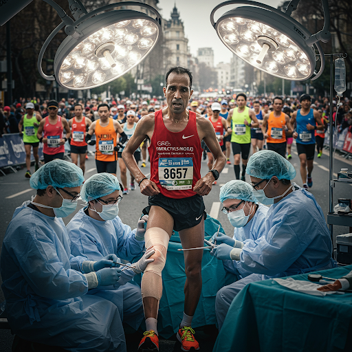 Knee Surgery while Running